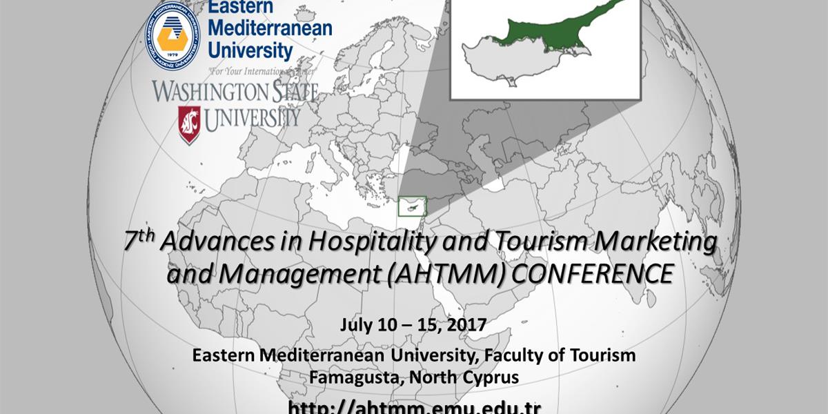 7th Advances in Hospitality and Tourism Marketing and Management (AHTMM) conference 